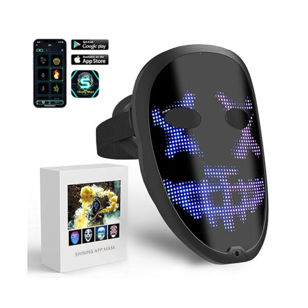 Masque LED avec application Bluetooth